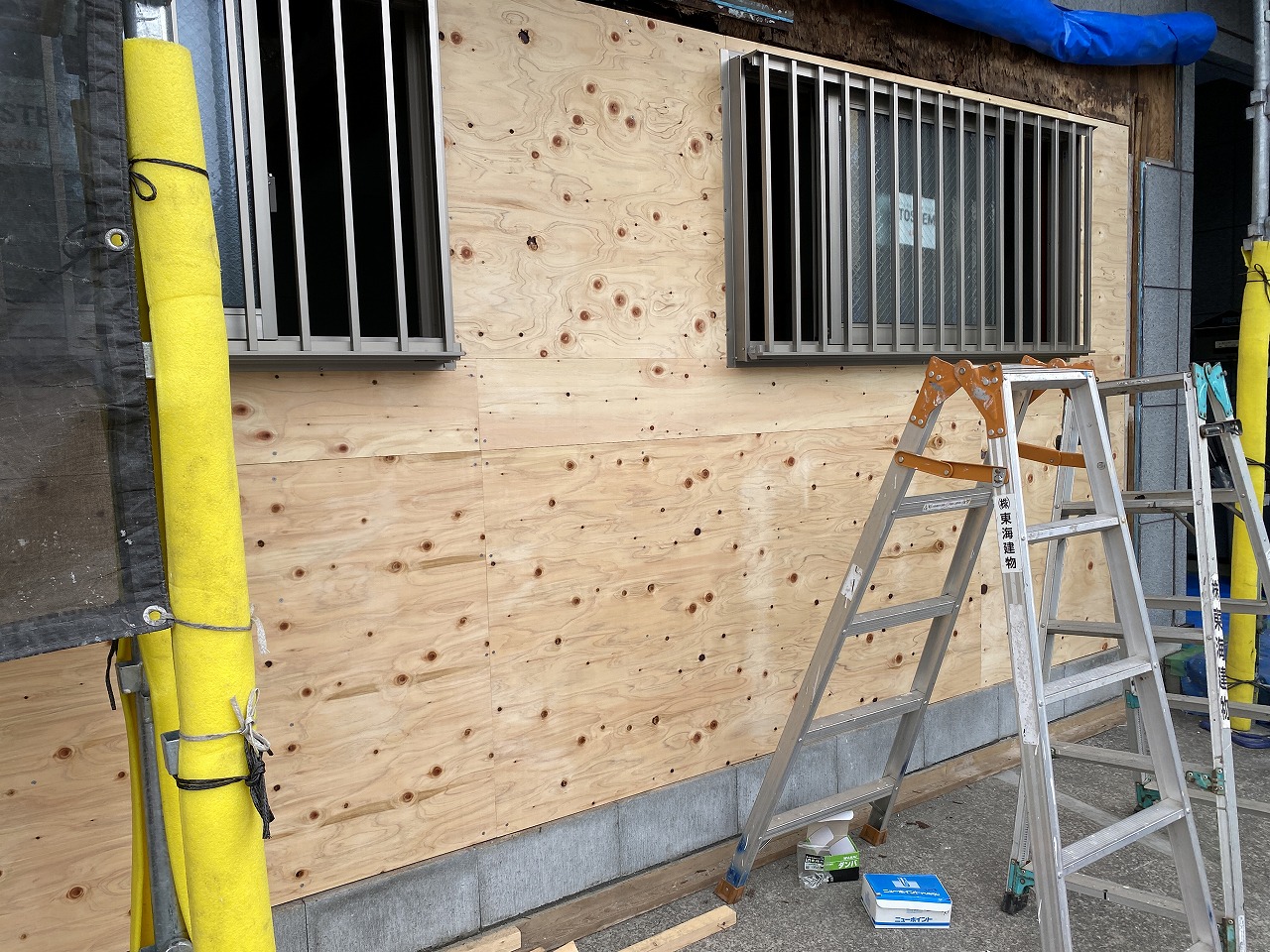 横浜市瀬谷区　木造事務所の外壁改修工事　外装編　