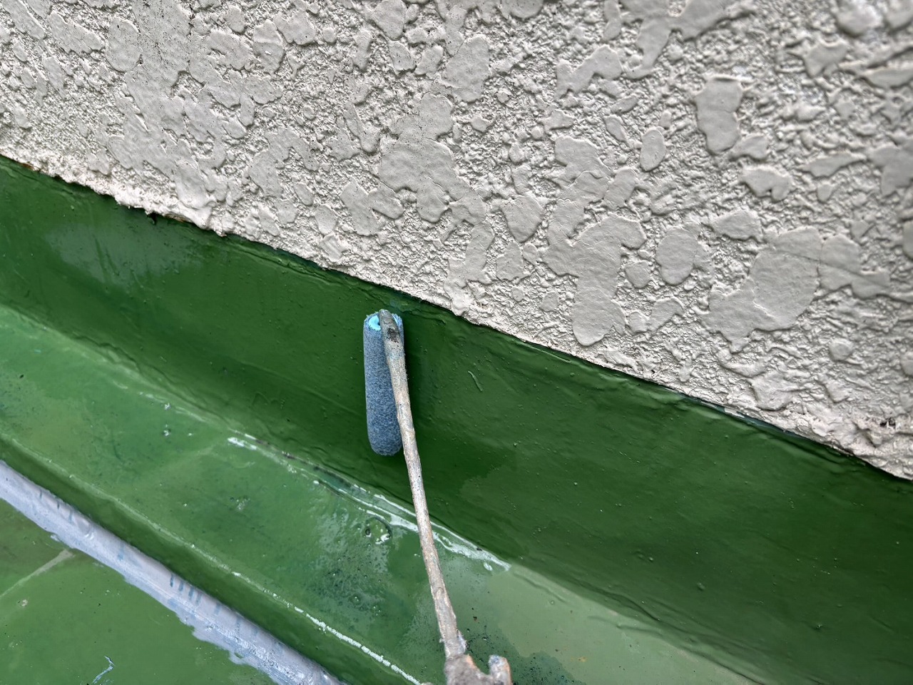 横浜市港北区工場ビル　雨漏り補修工事　屋上ウレタン防水工事編