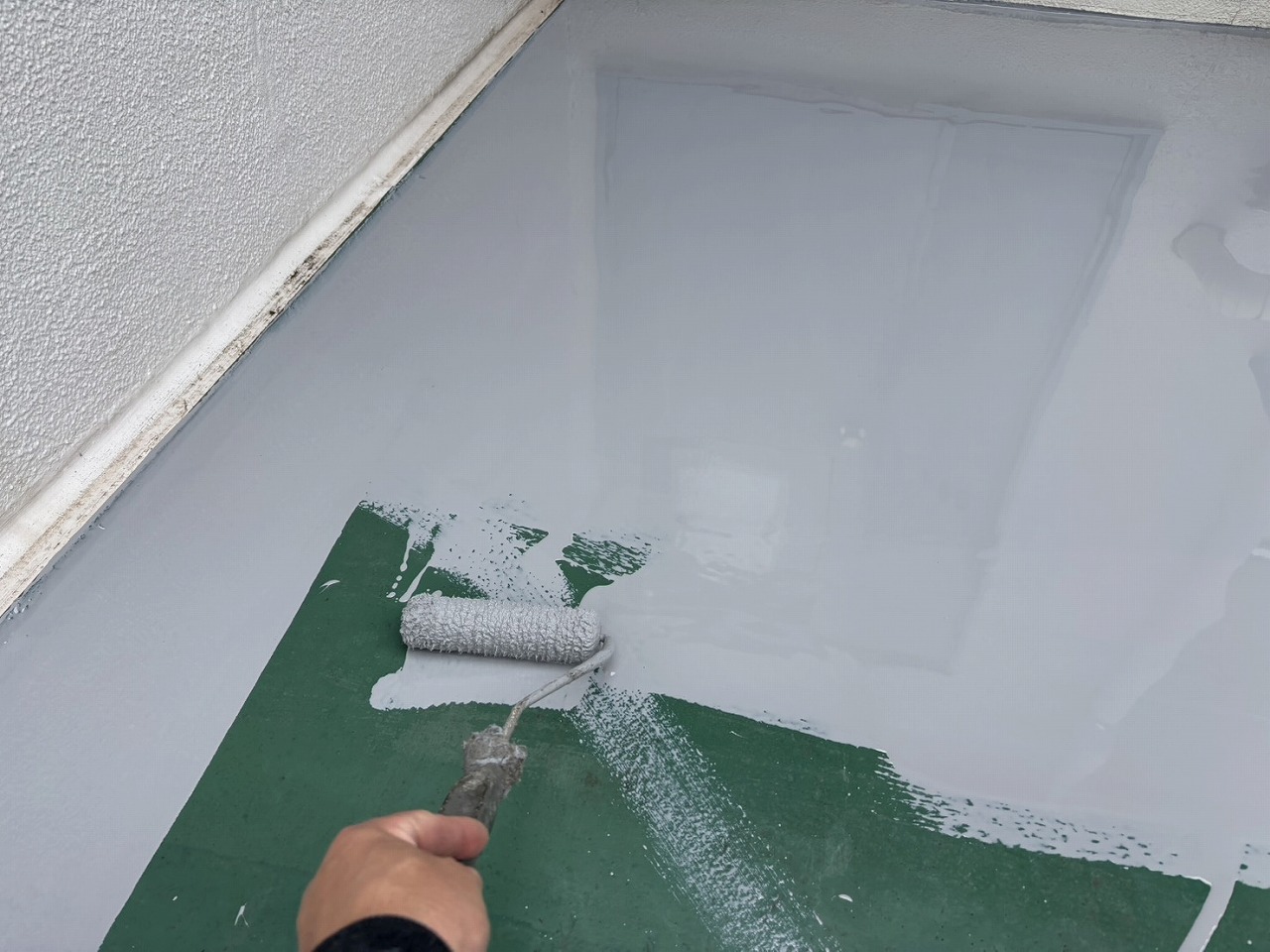 防水⑥ウレタン塗装 1層目3