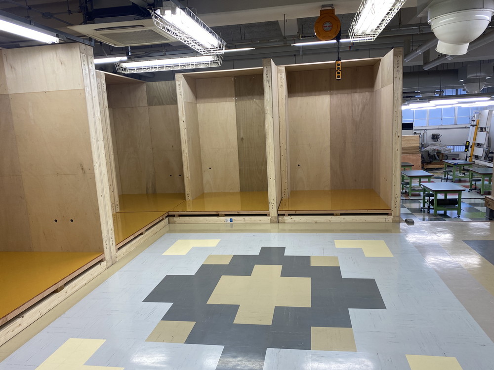 神奈川県横浜市鶴見区、職業技術向上の為の内装工事実習ブース改修工事のご紹介