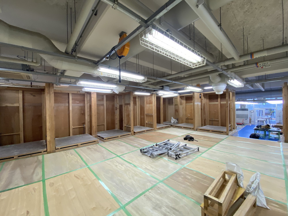 神奈川県横浜市鶴見区、職業技術向上の為の内装工事実習ブース改修工事のご紹介