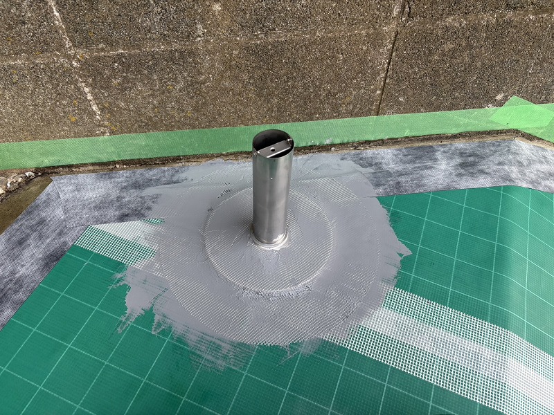 崖地に立つマンションの隣地埋め戻し部分の沈下改修外構工事　神奈川区