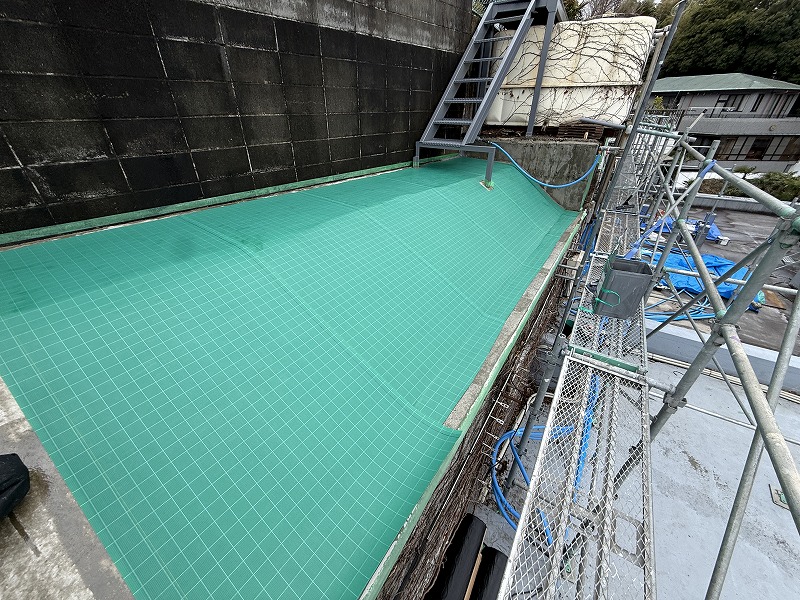 崖地に立つマンションの隣地埋め戻し部分の沈下改修外構工事　神奈川区