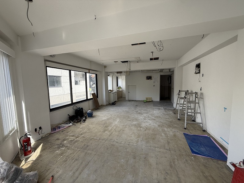 横浜スタジアム近隣の店舗　酸素カプセル・水素バーの内装工事編　