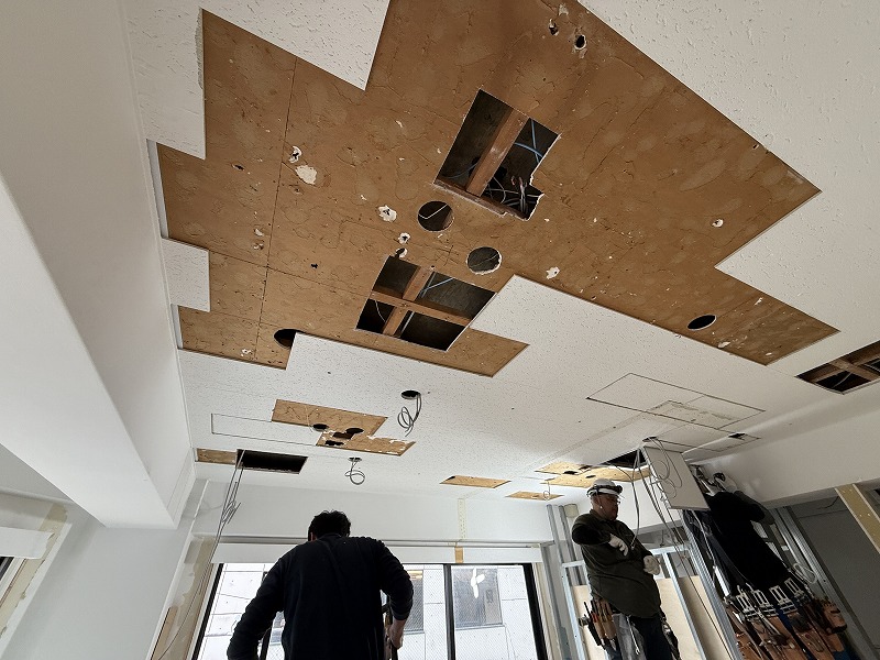 横浜スタジアム近隣の店舗　酸素カプセル・水素バーの内装工事編　